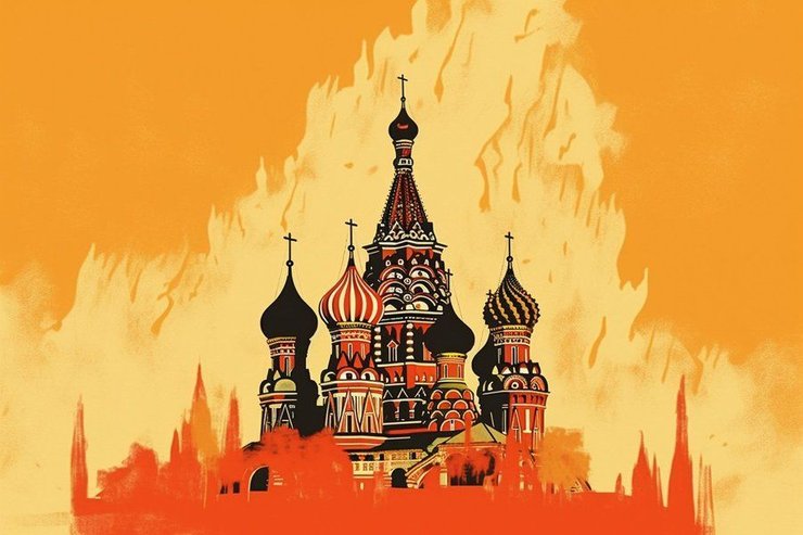 "Кремль палає", Енді Ворхол