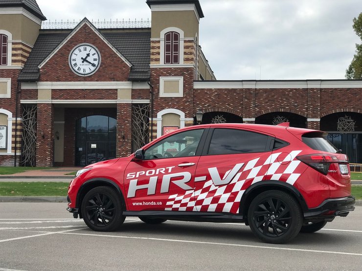 Honda HR-V внешность, экстерьер Honda HR-V Sport 2020, тест-драйв, обзор