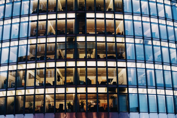 офисное здание, рабочее место, фото