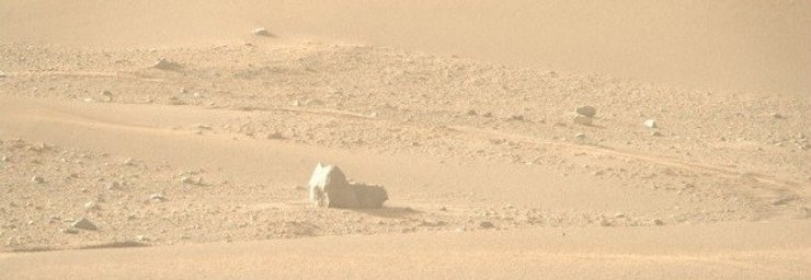 камень в виде кота, Марс, поверхность Марса, фото