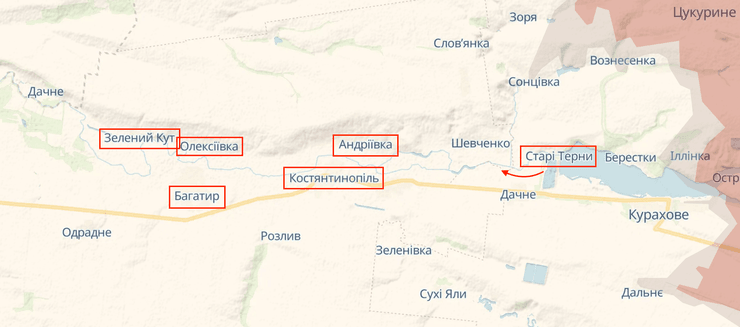 Курахівська дамба, Курахівське водосховище, Тернівська дамба, дамба Курахове, Курахове, Курахівський напрямок