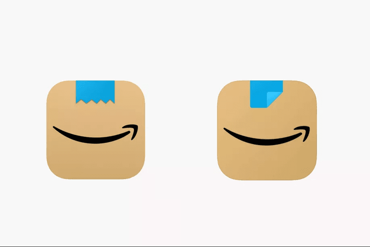 логотип амазон, новый логотип амазон