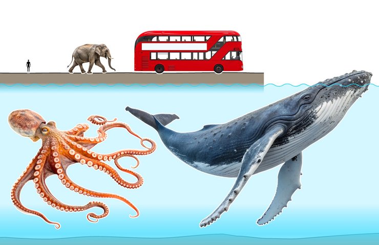 кашалот осьминог