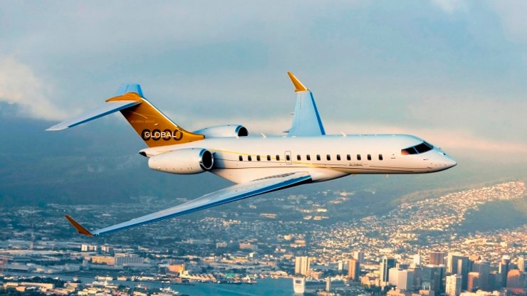 Bombardier Global 6000, бизнес джет, самолет