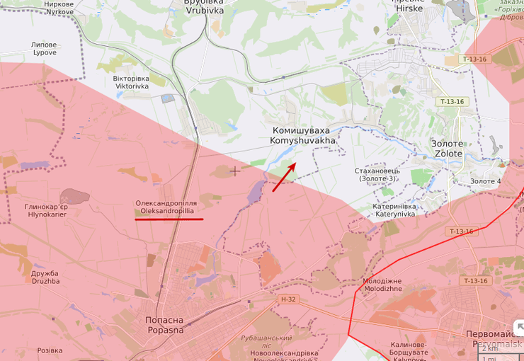 прорыв попасной, окружение лисичанска