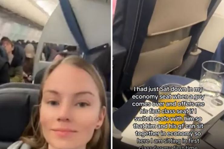 Пассажирка самолета поменялась местами с незнакомым мужчиной, который хотел лететь с партнершей