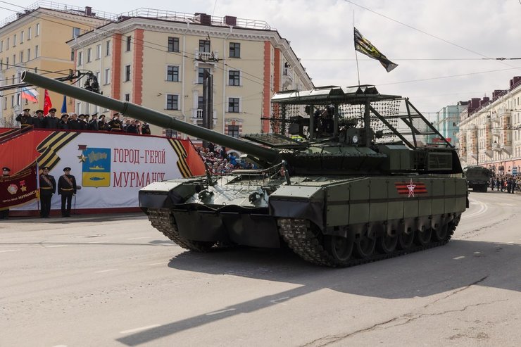 Фото танка Т-80БВМ у Мурманську