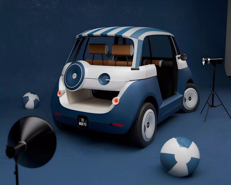 Fiat Topolino Garavani, Fiat Topolino 2024, электромобиль Fiat, Тюнинг Fiat, Тюнинг Fiat