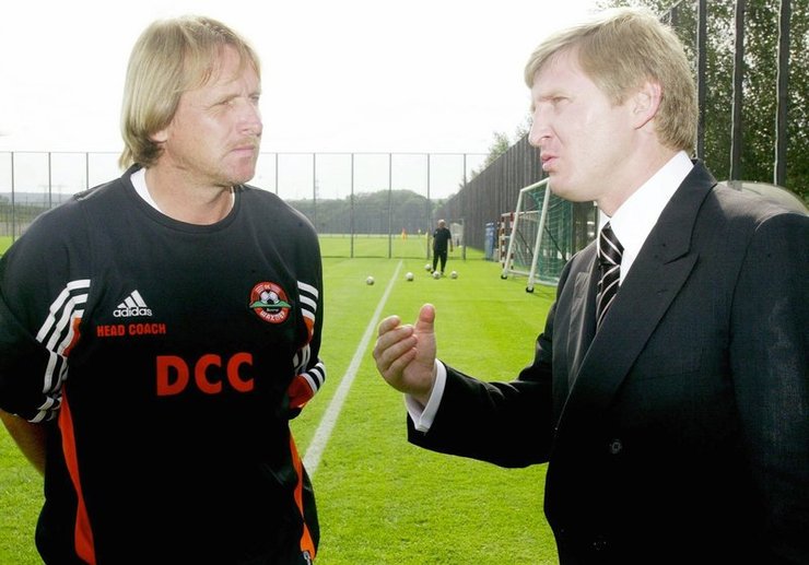 Бернд Шустер и Ринат Ахметов - Шахтер Донецк