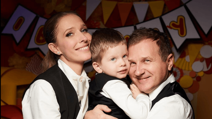 Катя Осадчая и Юрий Горбунов с сыном