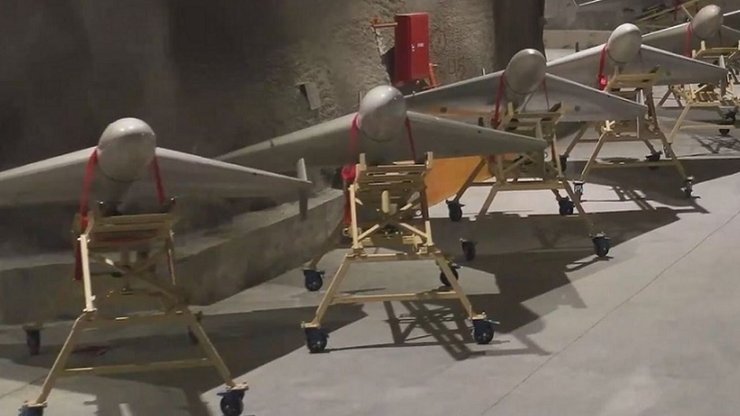 іранські дрони в ангарі