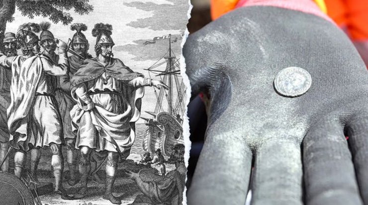 Археологи нашли монету самопровозглашенного римского императора: ей 1740 лет