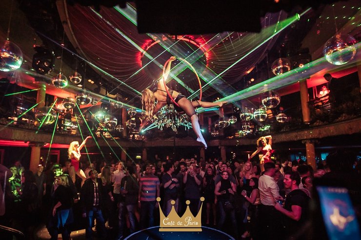 Cafe de Paris, кабаре, представления