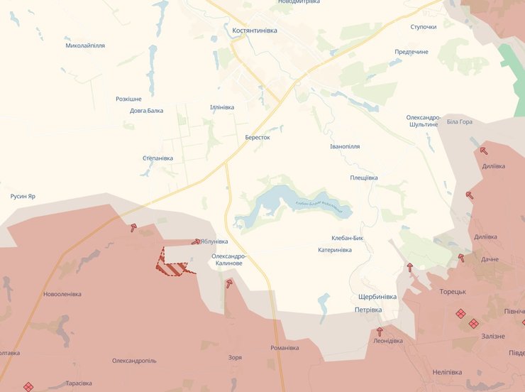 фронт на Краматорському напрямку