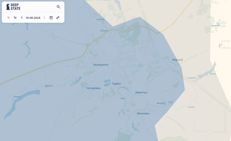 Крупець на карті