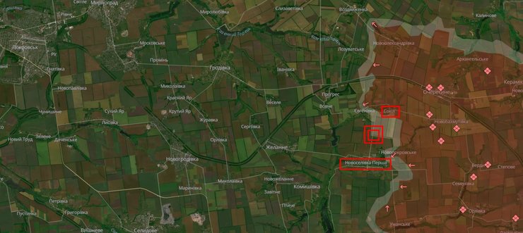 Бої на сході, Покровський напрямок, ЗС РФ, карта, 2 липня, DeepState