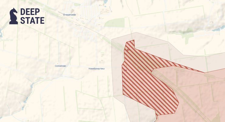 Ситуация на фронте, карта Донецкая область