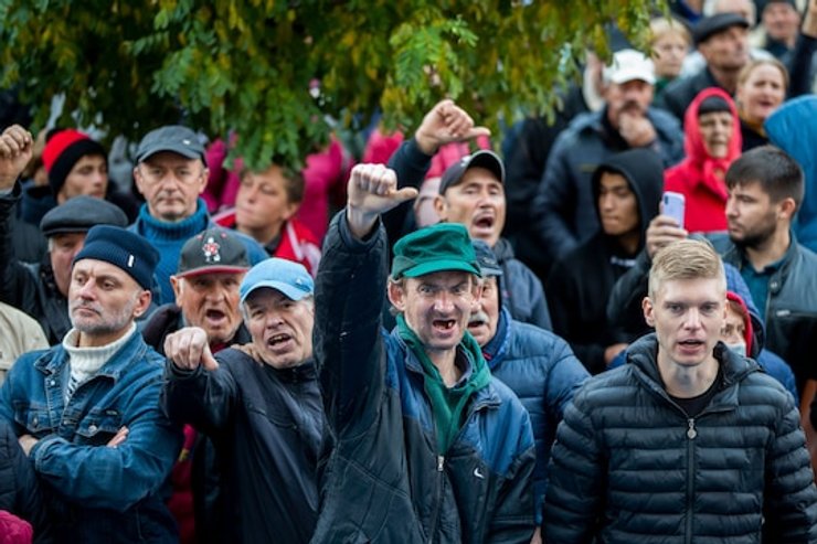 пророссийские протесты в Молдове