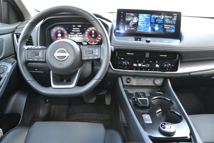 Салон Nissan X-Trail, новый Nissan X-Trail, Nissan X-Trail N-Trek, кроссовер Nissan