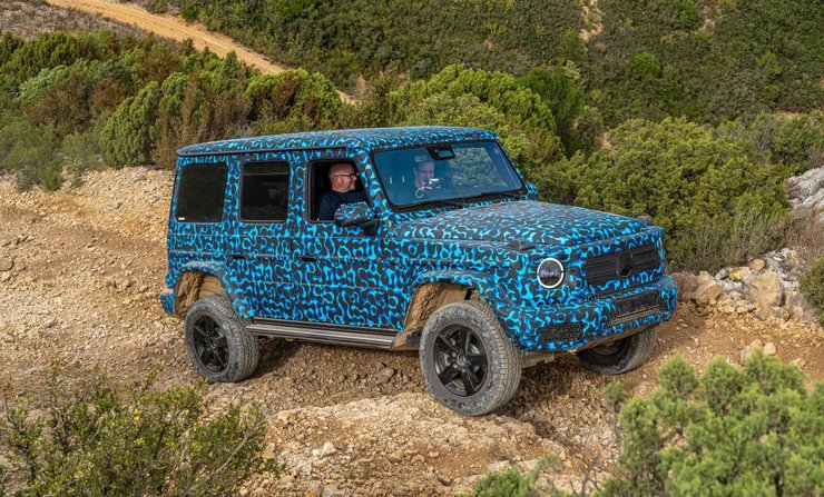 Mercedes EQG, Mercedes-Benz EQG, новый Mercedes EQG, электрический Гелендваген, электромобиль Гелендваген