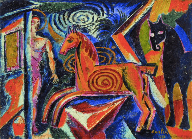 Владимир Бурлюк, «Карусель», 1921