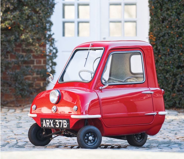 Peel P50, самое маленькое авто в мире