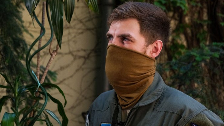 Украинский летчик с позывным "Джус"