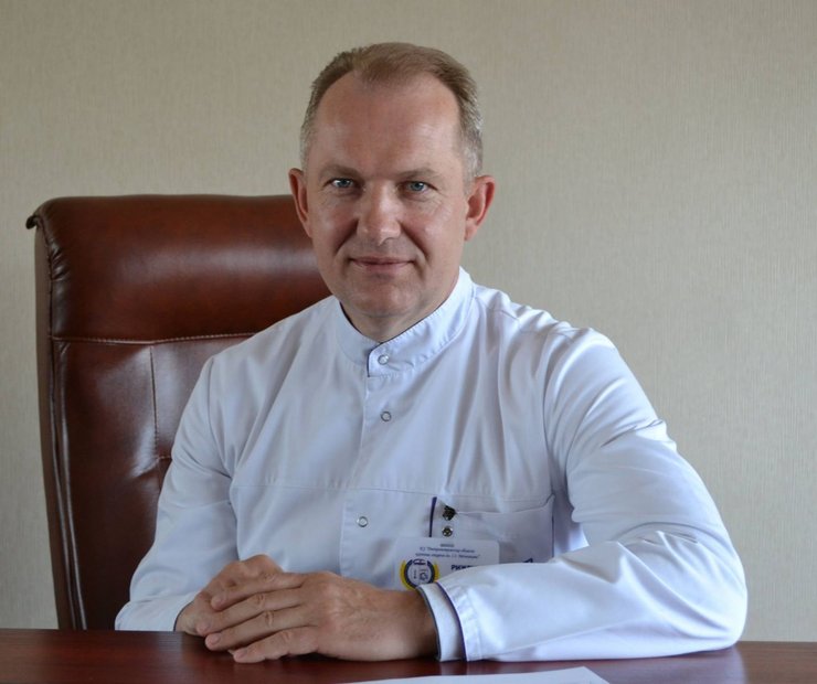 фото, Сергей Рыженко, главврач областной клинической больницы им.Мечникова в г.Днепр