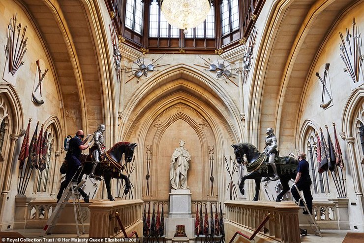 виндзорский замок, уборка