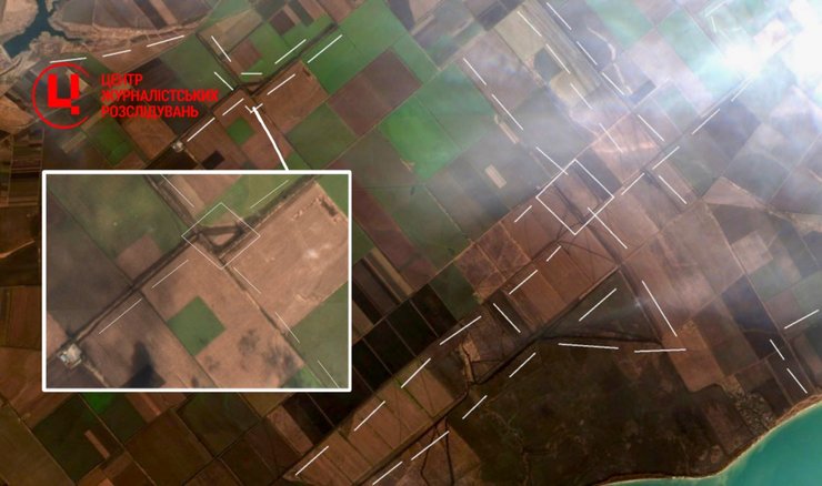 Східна околиця с. Осипенко та полігон між с. Новопетрівка та с. Куликівське Бердянського р-ну. 25.02.2024 р.