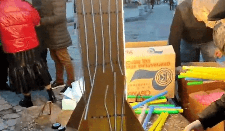 Ханукия, Николаев, вандалы, Ханука, Николаевская область