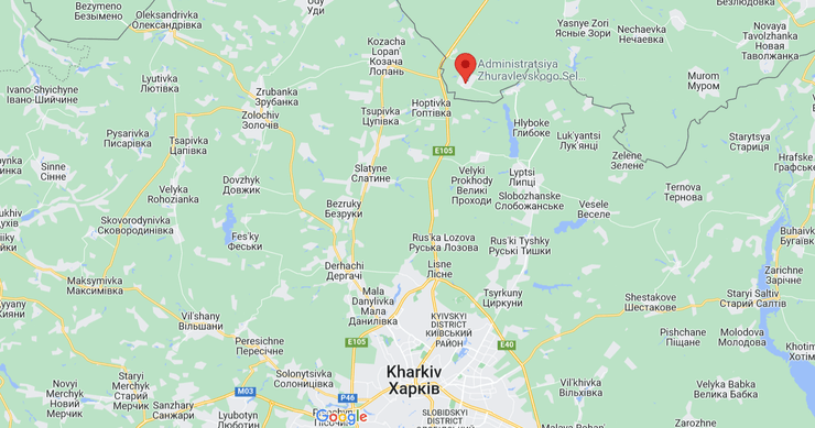 Журавлевка расположена в паре километров от границы