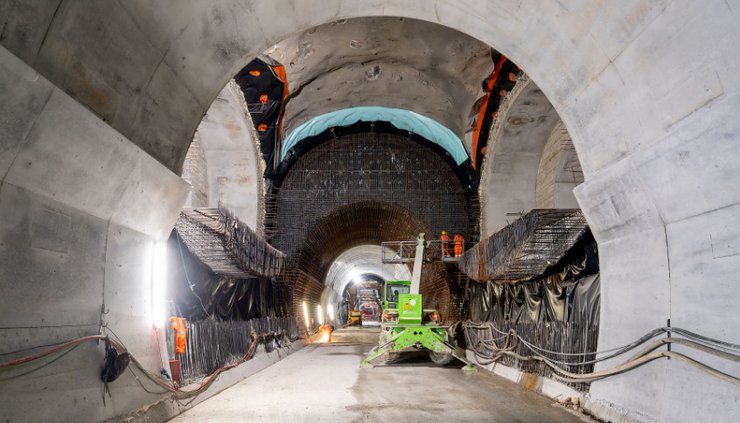Будівельна техніка у Бреннерському тунелі