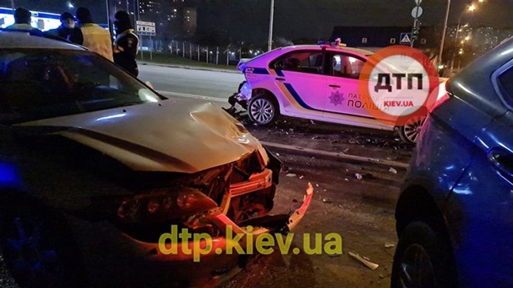 Киев, авария, ДТП, полиция, пьяный водитель