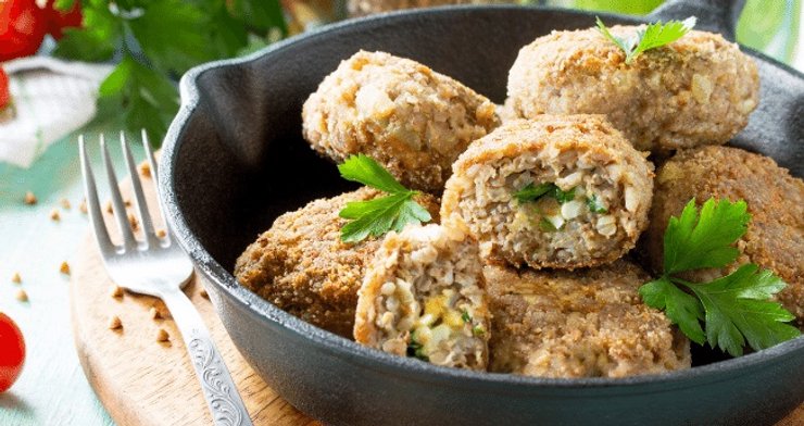 украинские рецепты, гречаники, тефтели, блюдо из гречки