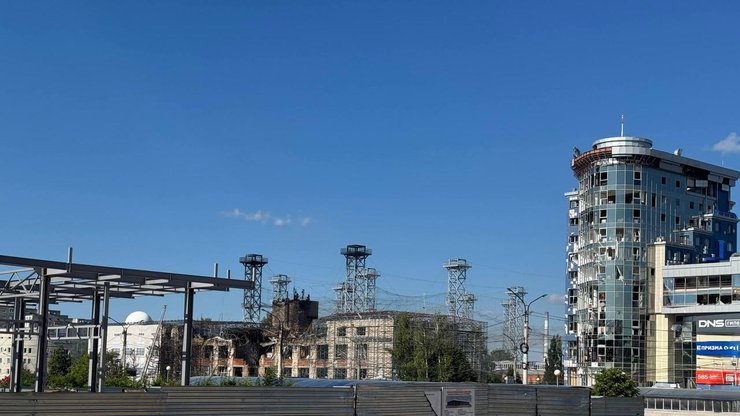 разрушения на "ВНИИР-Прогресс" в Чебоксарах, 10 июня фото разрушений на ВНИИР-Прогресс в Чебоксарах, 10 июня