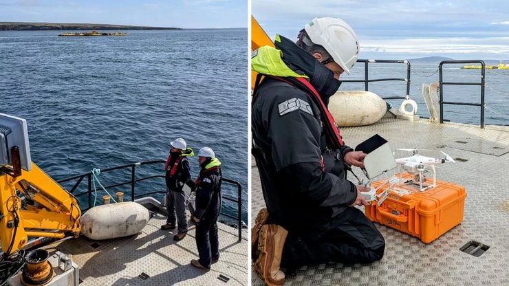 Приливная турбина O2, зеленая энергия, возобновляемые источники энергии