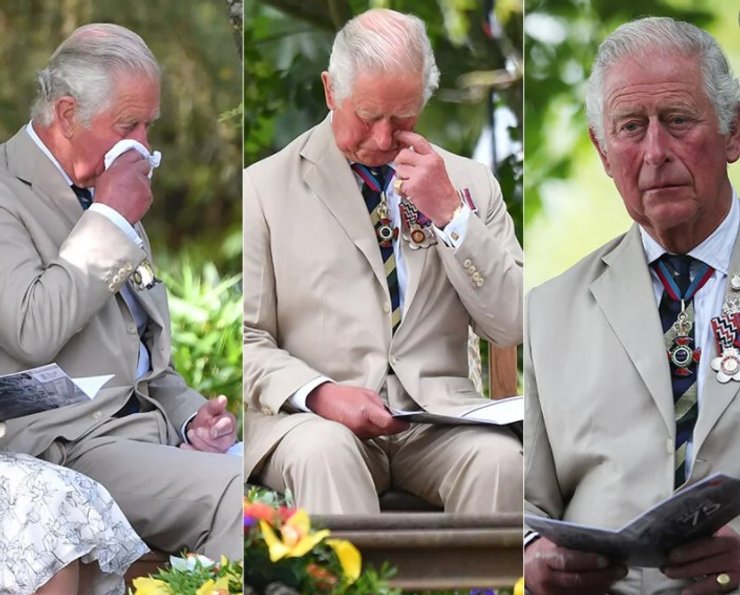 принц Чарльз, сльози, емоції