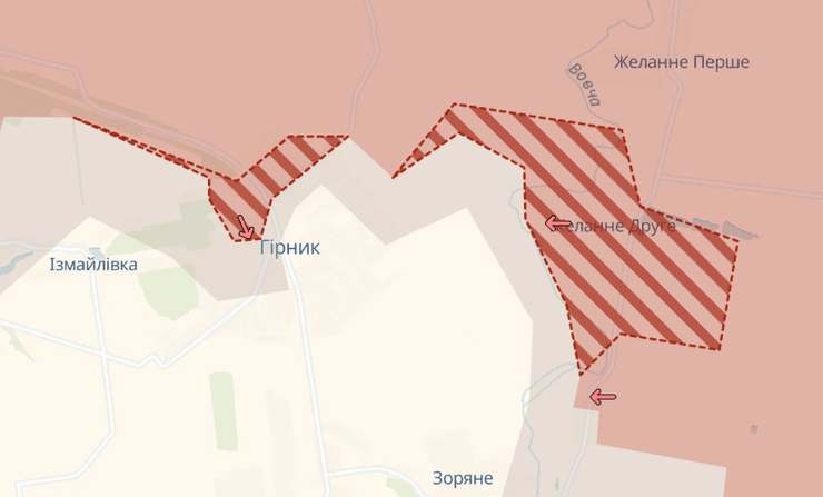 ЗС РФ окупували Желанне Друге