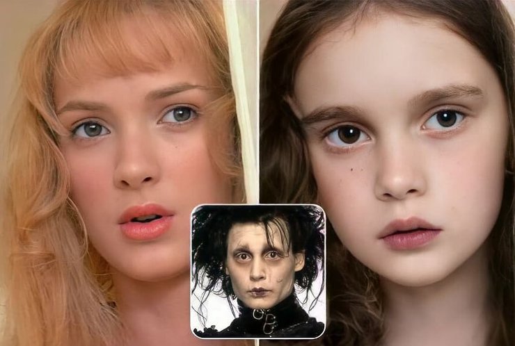 Джонни Депп, Вайнона Райдер, Эдвард Руки-ножницы