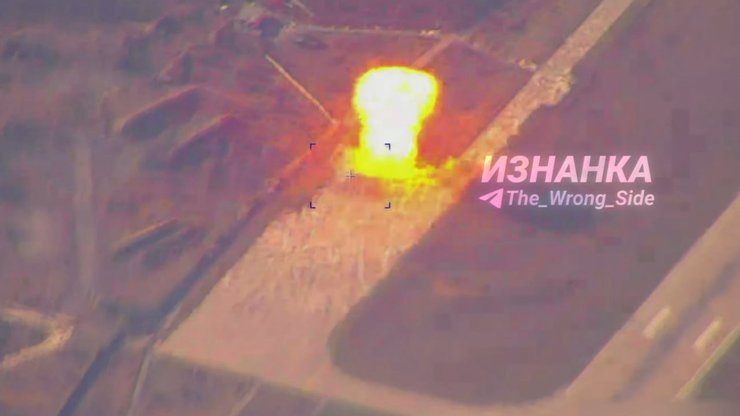 Удар Искандера по базе Авиаторское в Днепропетровской области