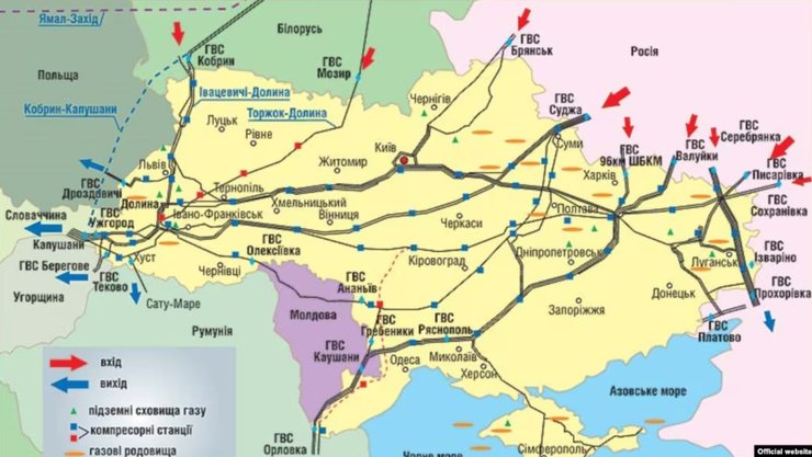 ВС РФ могли угрожать газотранспортной инфраструктуре 21 августа