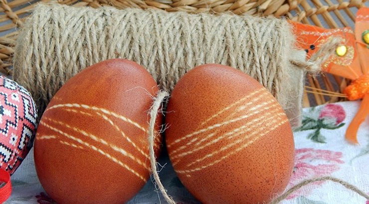 Крашанки, пасхальные яйца