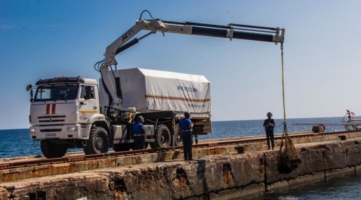 феодосия, подъем боеприпасов