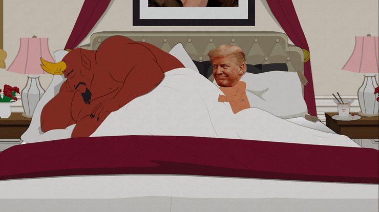 "Южный парк", Дональд Трамп, Трамп и Сатана