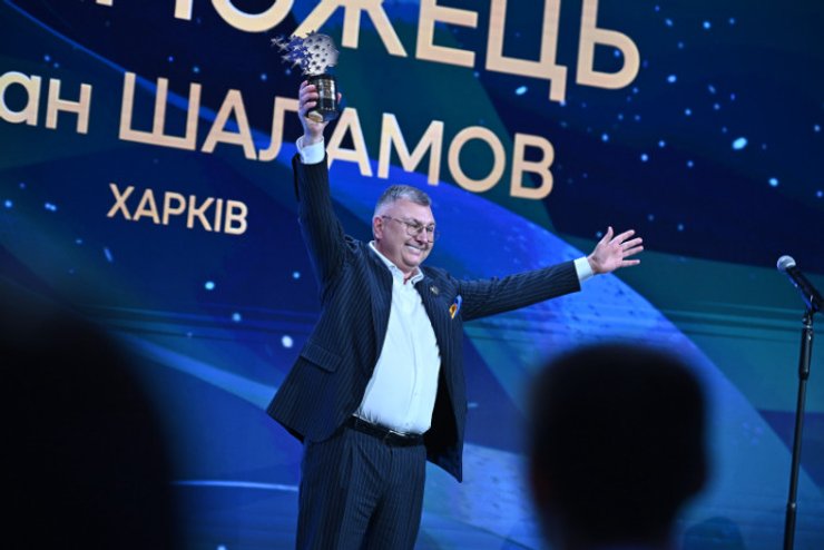 Главный победитель Global Teacher Prize Ukraine 2025 Руслан Шаламов