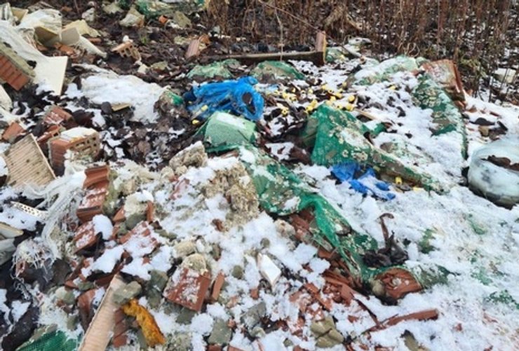 Львов,  стихийная свалка, полиция, отходы, свалка