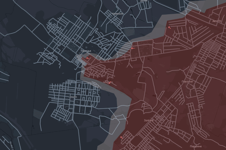 торецк карта