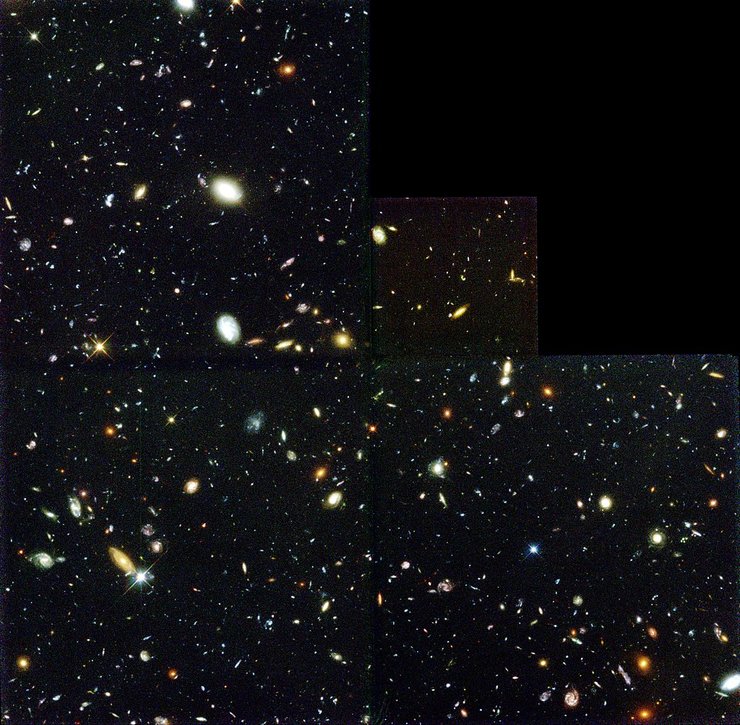 космос, телескоп Хаббл, Hubble Deep Field