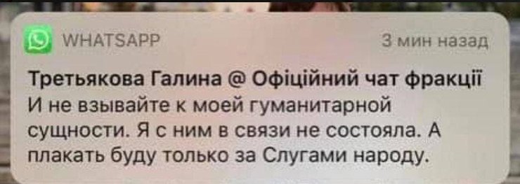 Галина Третьякова, нардеп слуга народа, смерть Антона Полякова